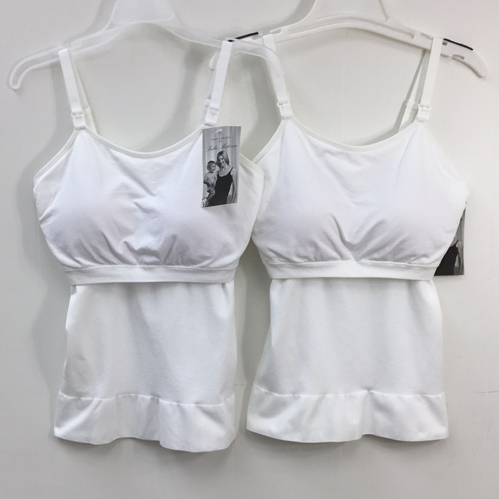 Bella Materna Choice Camisole Maternity Nursing Bundle of 2 Size S/M NWT